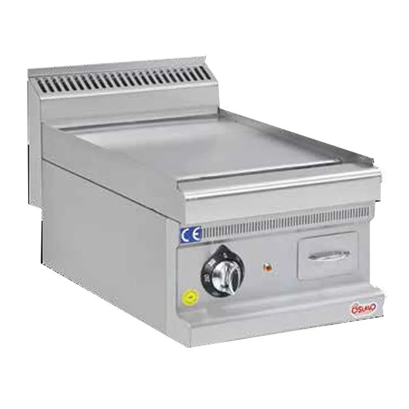 Osimo Elektrikli Izgara, 40 cm, Set Üstü, Düz Pleyt, 400 V