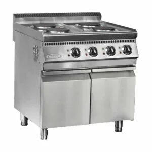 Pimak 70SDE-M182, 2 Gözlü Elektrikli ve Dolaplı Ocak Alt Dolaplı 40x70 cm