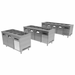 Portabianco MSBH- 3N70 Soğuk Servis Buzdolabı, 3 Kapılı, 304 Kalite