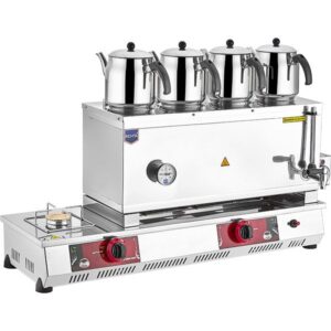 Remta 85 Model 4 Demlikli Gazlı (CE) + Elektrikli Çay Ocağı 58 lt