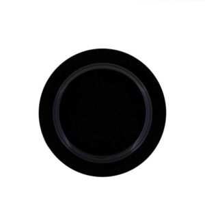 Rubikap Tek Kullanımlık Tabak, 26 cm Siyah