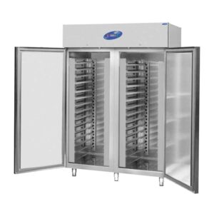 CSA CS.DBN.1400.T Dik Tip Hamur Dinlendirme Dolabı 40x60 Tepsi Kapasiteli 2 Kapılı 1400 L 430 Kalite