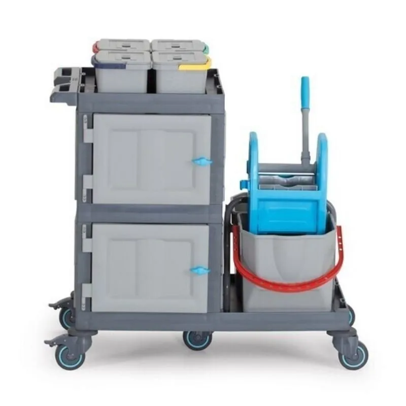 Fantom Procart 1333 Dolaplı Hastane Temizlik Arabası, Pres Kovalı