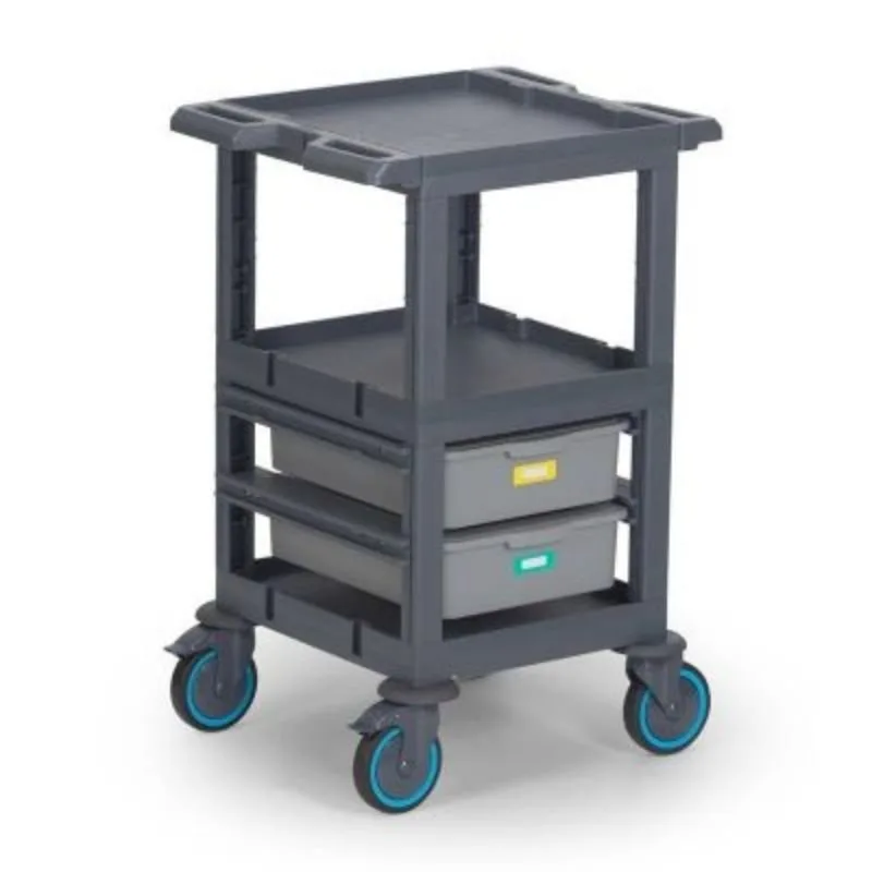 Fantom Procart 204 3 Katlı Servis Arabası, 2 Çekmeceli, 200 kg Kapasiteli