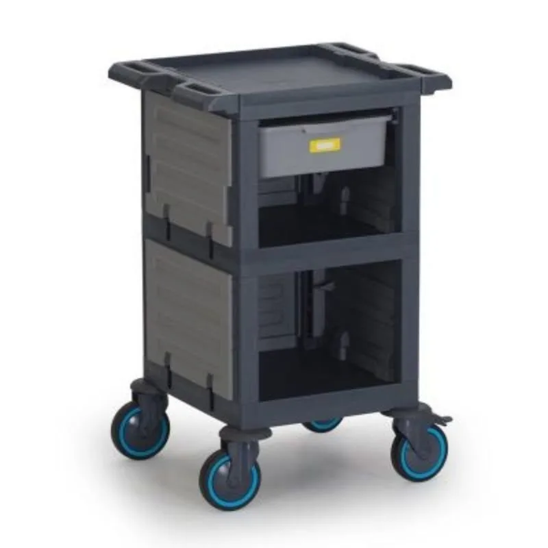 Fantom Procart 206 3 Katlı Kapalı Servis Arabası, 1 Çekmeceli, 200 kg Kapasiteli