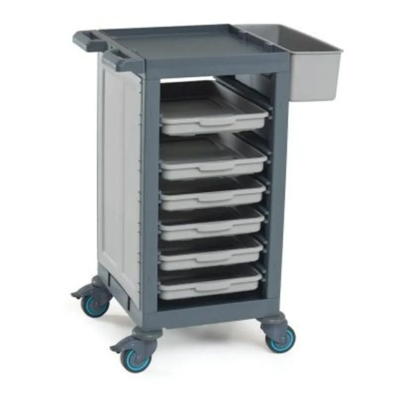 Fantom Procart 210 Kapalı Servis Arabası, 8 Raflı, 150 kg Kapasiteli