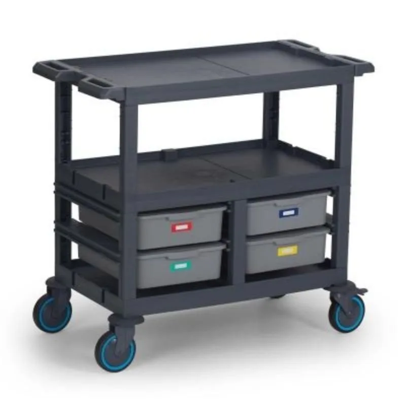 Fantom Procart 272 3 Katlı Servis Arabası, 4 Çekmeceli