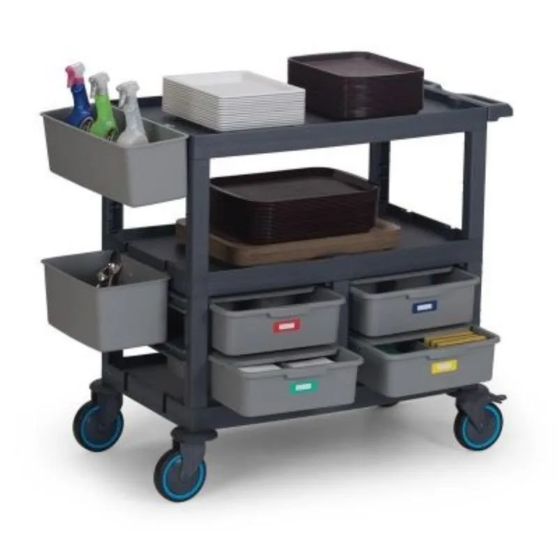 Fantom Procart 272 3 Katlı Servis Arabası, 4 Çekmeceli