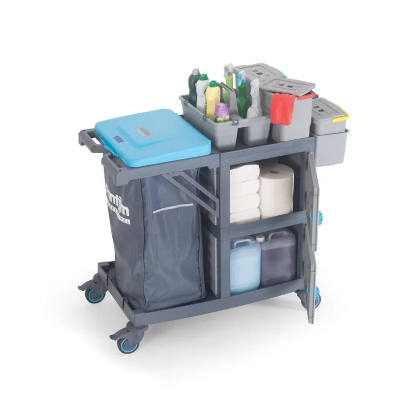 Fantom Procart 333 Dolaplı Temizlik Arabası, Çöp Bölmeli