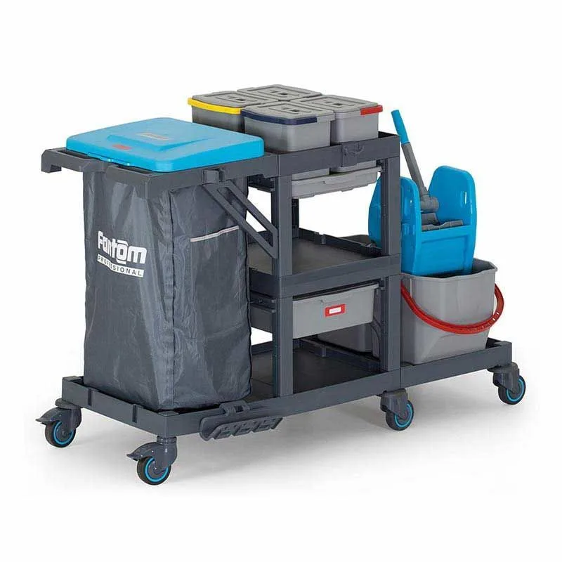 Fantom Procart 3331 Pres Kovalı Temizlik Arabası, Çöp Bölmeli