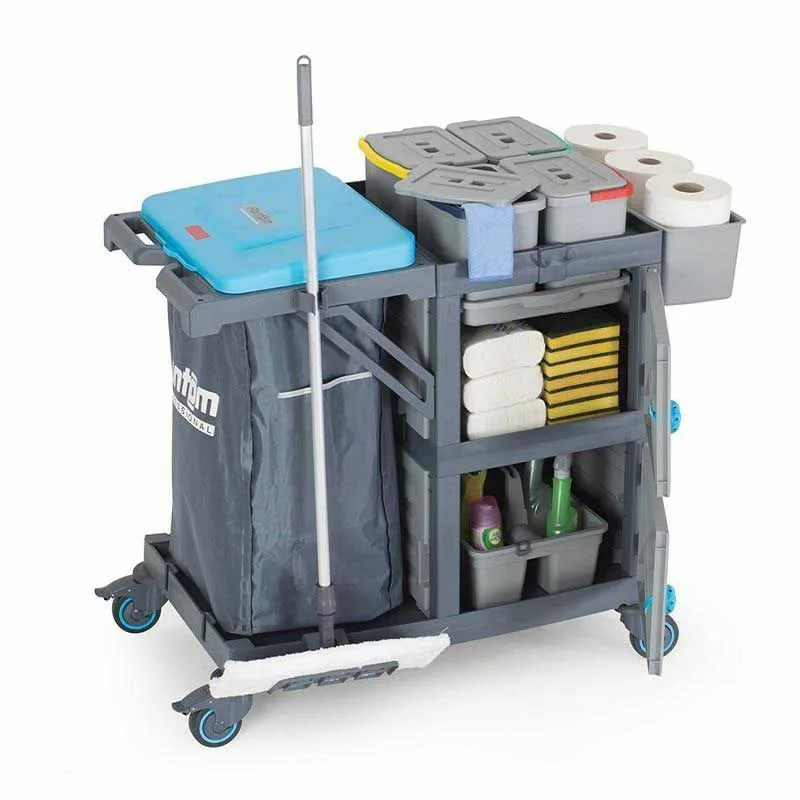 Fantom Procart 3332 Dolaplı Temizlik Arabası, Çöp Bölmeli