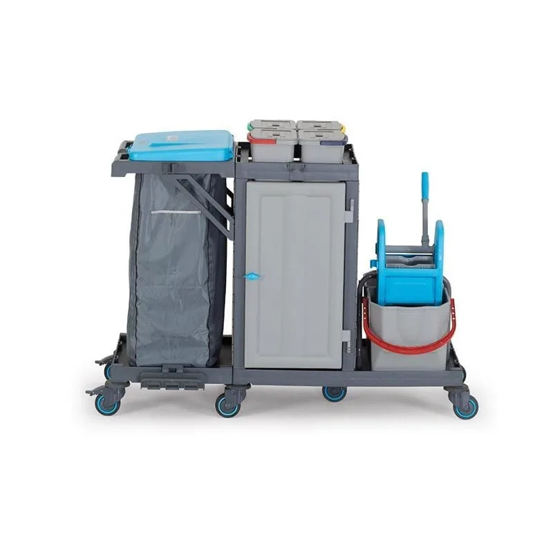 Fantom Procart 3346 Çekmeceli Temizlik Arabası, Kova Takımlı