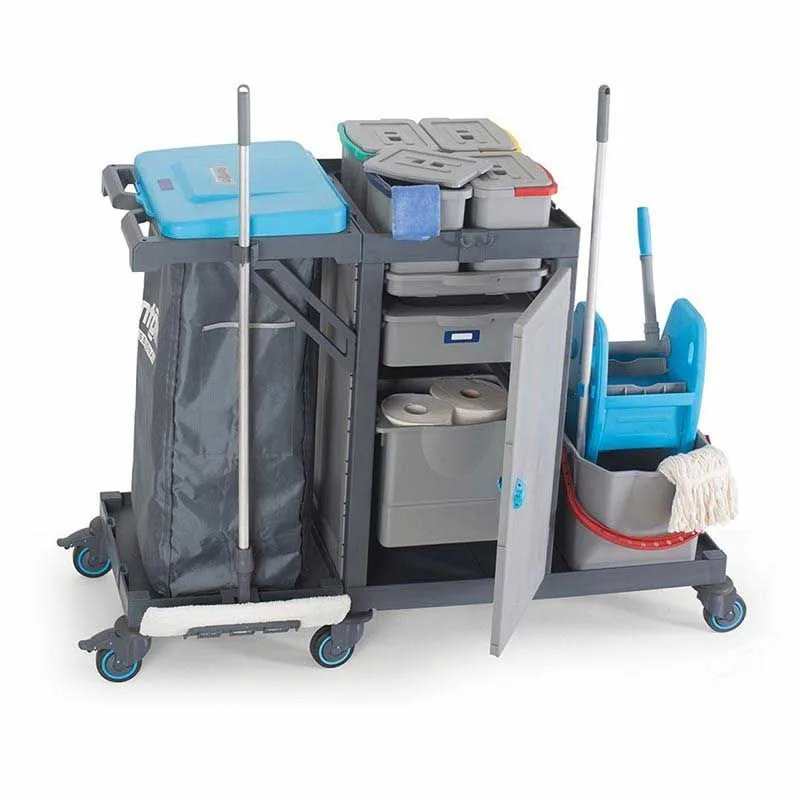 Fantom Procart 3346 Çekmeceli Temizlik Arabası, Kova Takımlı
