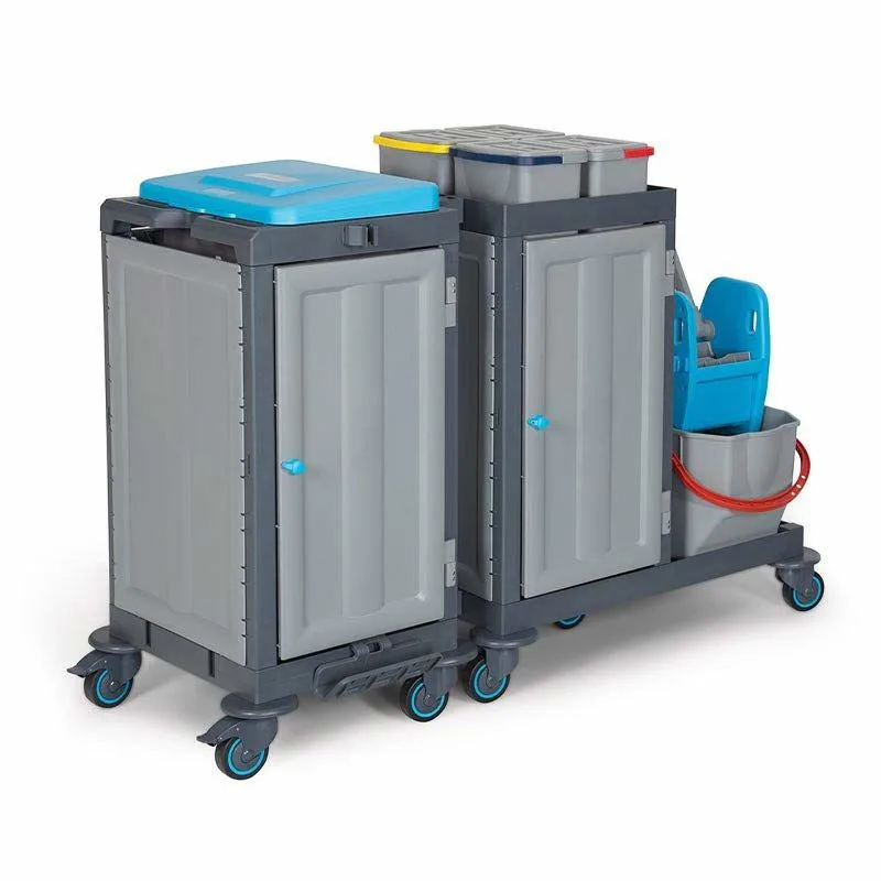 Fantom Procart 3347SP Çekmeceli Temizlik Arabası, Kova Takımlı