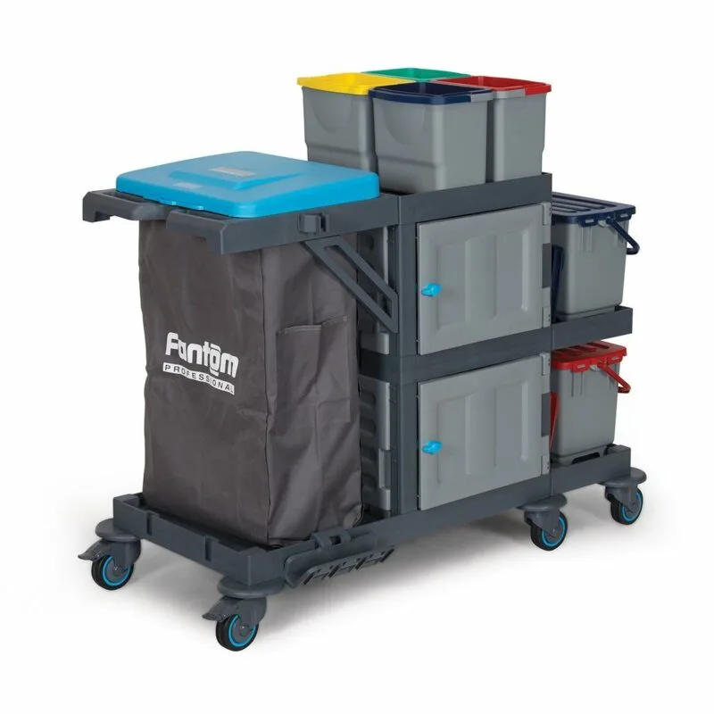 Fantom Procart 338 Kova Takımlı Temizlik Arabası, Çöp Bölmeli