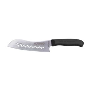 Mutfak10 Gold Eğri Kanallı Santoku Bıçağı 19 Cm