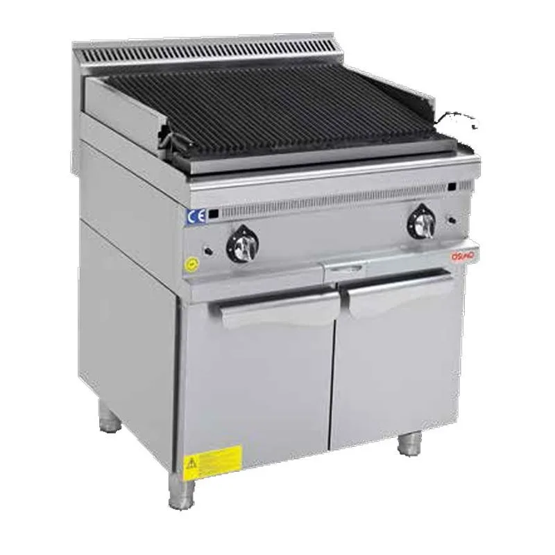Osimo Gazlı Lavataşlı Izgara, Dolaplı, 700 Seri, 24 kW, 120x70 cm