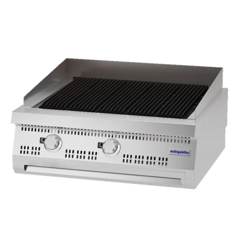 Öztiryakiler 700 Seri ODG 8070 E V2 Döküm Izgara, 80x70x30 cm, Gazlı
