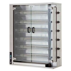 Öztiryakiler Gazlı 6 Şiş 24-30 Piliç Kapasiteli Piliç Çevirme Makinesi