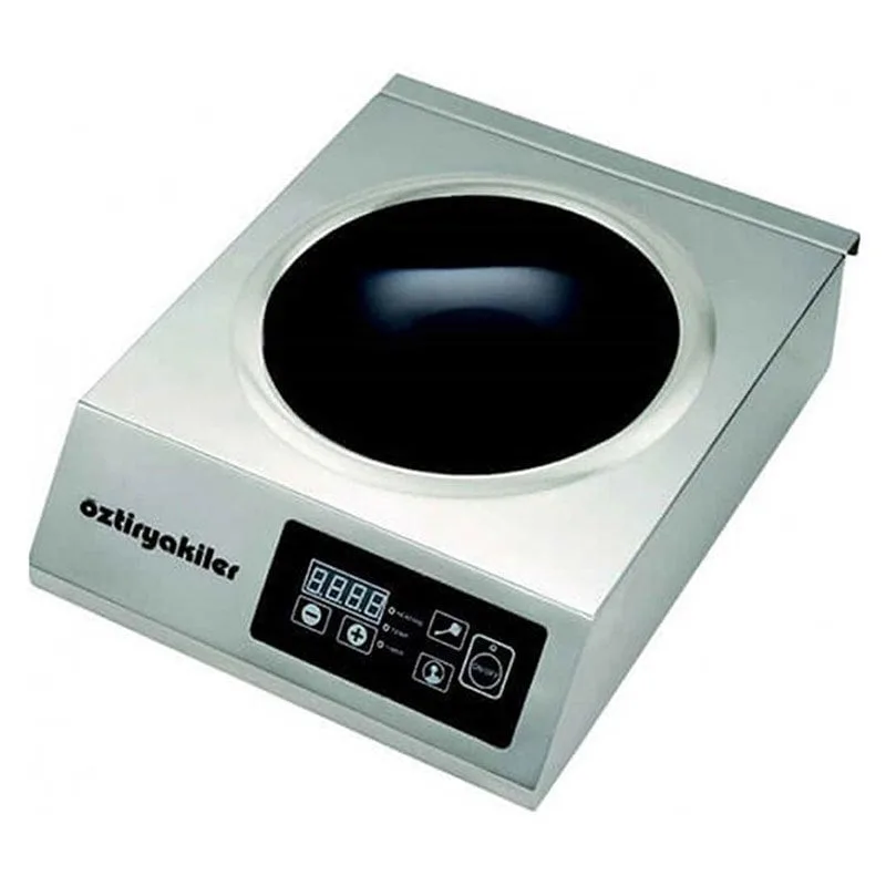 ÖZTİRYAKİLER İndiksüyonlu Wok Isıtıcı-Pişirici Setüstü 500-3500 W 33.9x42.8x11.7 Cm