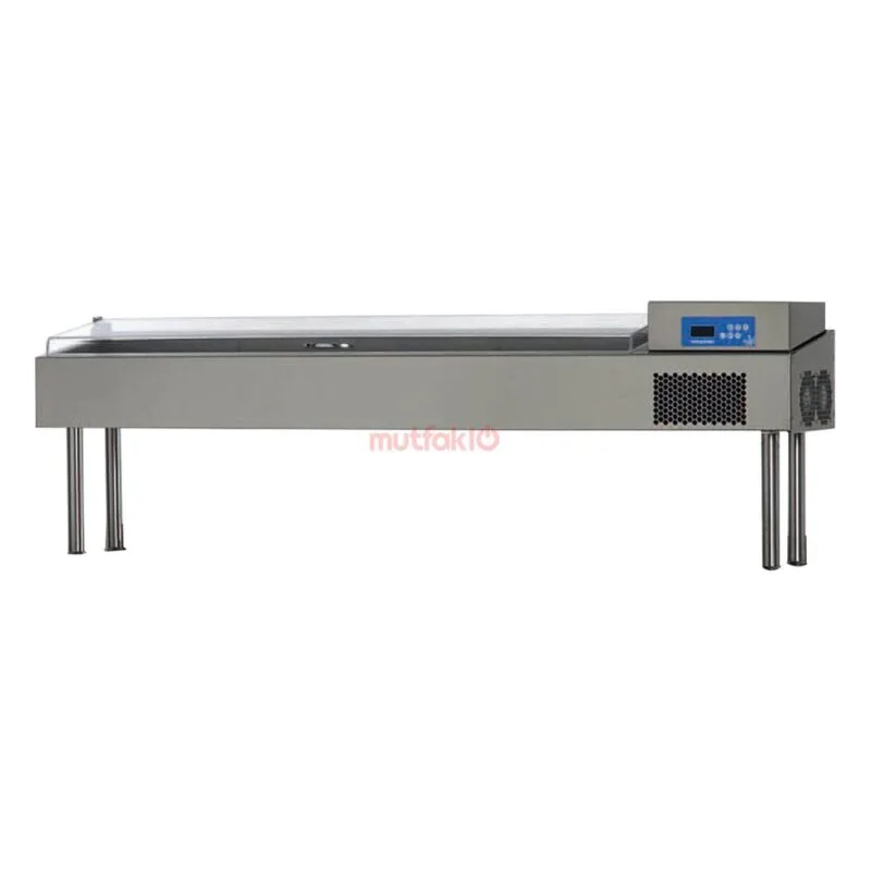 Öztiryakiler Pzc 72 Yüksek Plexsiflass Kapaklı Pizza Hazırlık Ünitesi