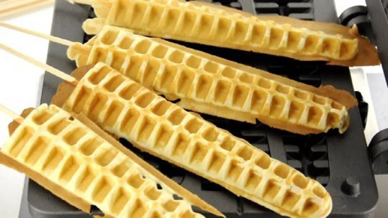 Öztiryakiler Waffle Makinesi Çubuklu 3 Kalıp