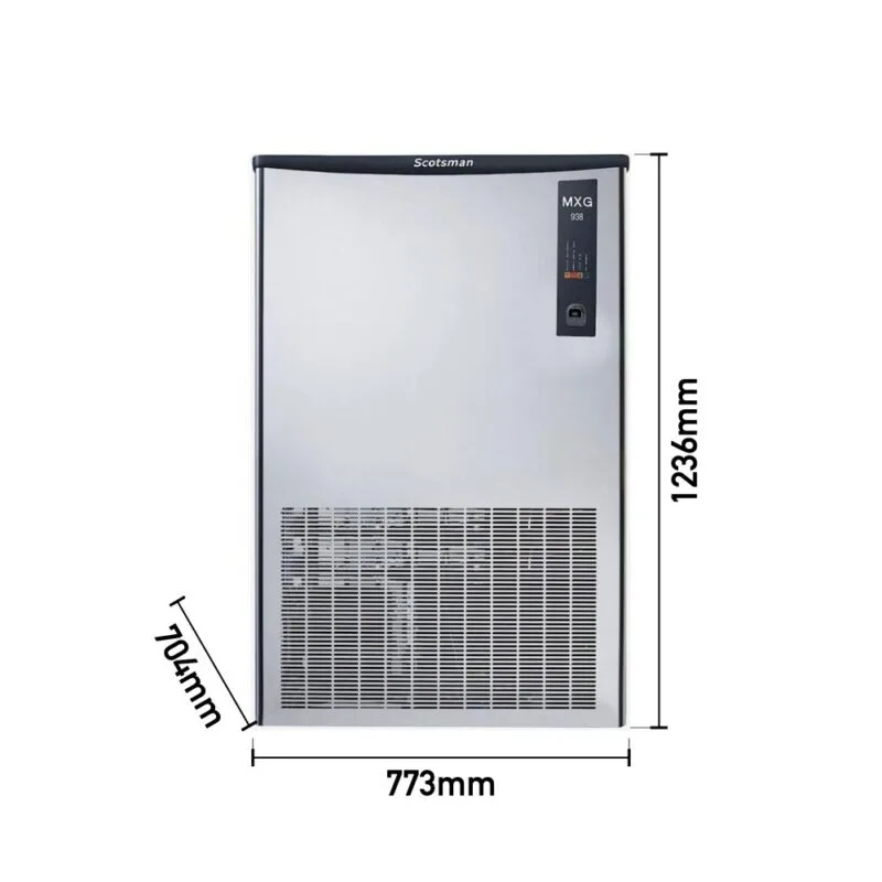 Scotsman MXG938 Gurme Buz Makinesi, Günlük 400 Kg, Haznesiz, 2200 W