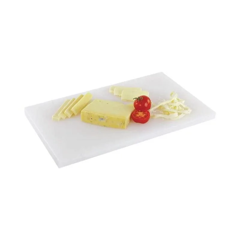 Yelkar Plastik Polietilen Doğrama Levhası 40x25x2 Cm (Beyaz)