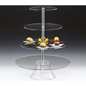 Zicco ZCP-493 Akrilik Teşhir Standı 4 Katlı 62 cm