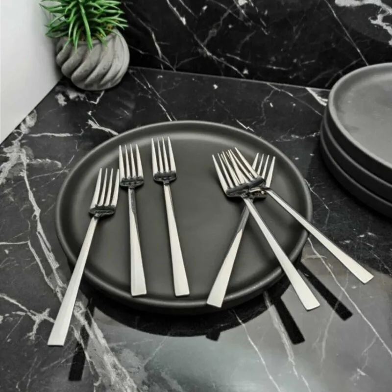 AKİRA HOME Sade 72 Parça Çatal Kaşık Takımı
