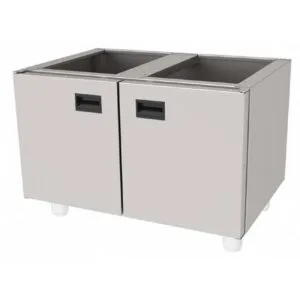 Atalay 600 Seri Set altı Tezgah 2 Kapaklı 80x60x55 Cm