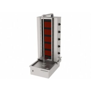 Atalay ADGC - 5 A Döner Ocağı Alttan Motorlu Hareketli 5 Radyanlı Camlı Gazlı