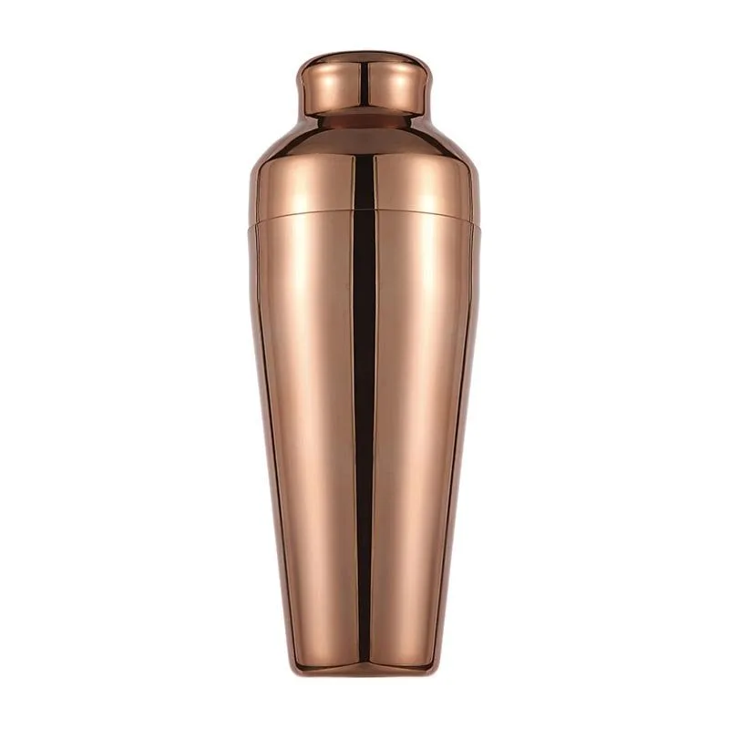 Biradlı BRD-601 Fransız Model Paslanmaz Çelik Shaker, 600 ml, Bakır