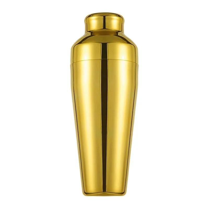 Biradlı BRD-601 Fransız Model Paslanmaz Çelik Shaker, 600 ml, Altın