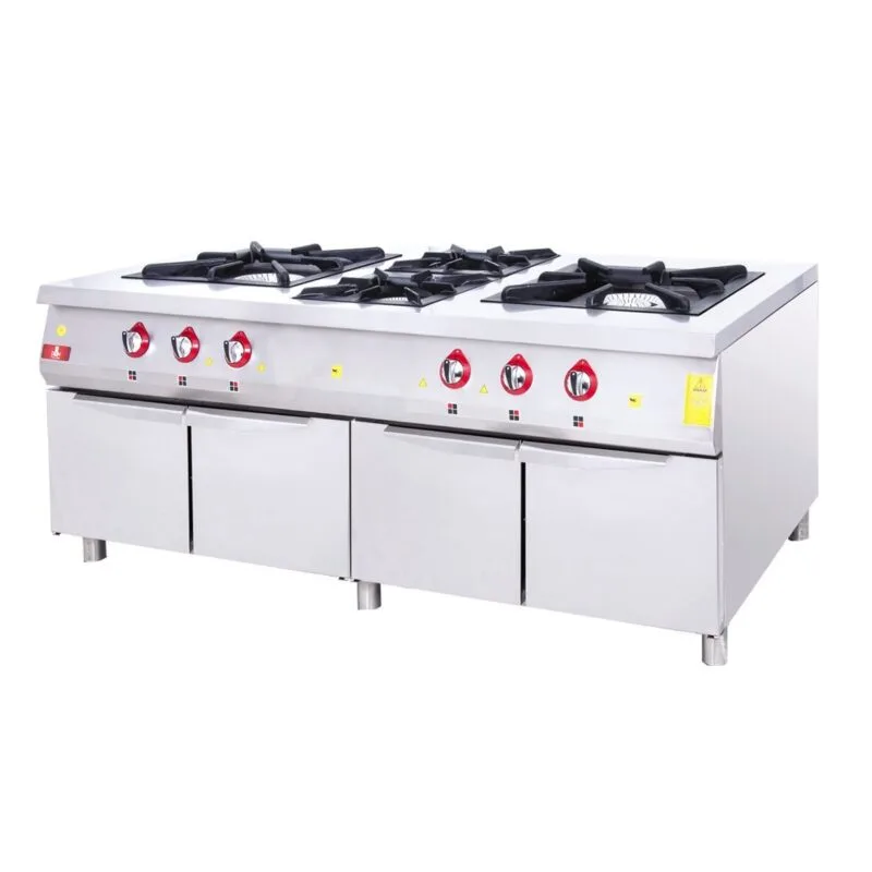 DRN Dolaplı Ocak 4'lü - 200x100 - Gazlı