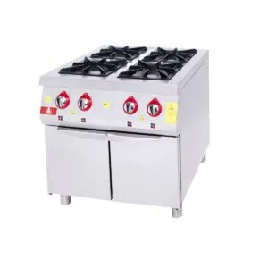 DRN Dolaplı Ocak 4'lü  Gazlı 80x90