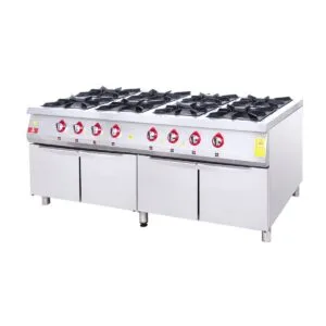DRN Dolaplı Ocak 8'li   200x100   Gazlı