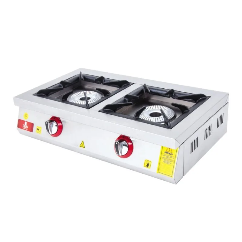 DRN Set Üstü Ocak 2'li  80x45 Gazlı