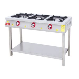 DRN Taban Raflı Ocak 3'lü Gazlı 120X45