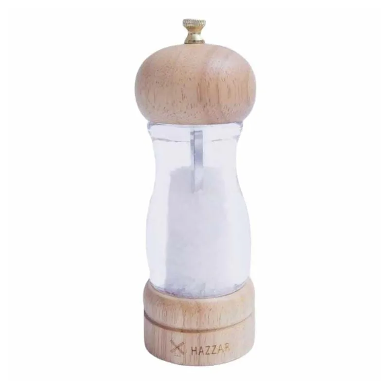 Epinox DSAA-160 Akrilik Ahşap Tuz Biber Değirmeni Seramik 16 cm