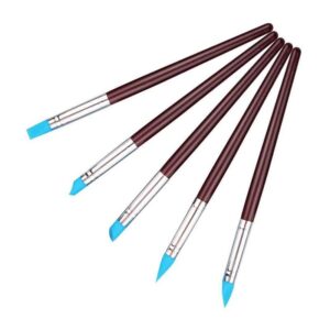 Epinox SUF-05 Silikon Uçlu Pasta Fırça Seti 5 Adet