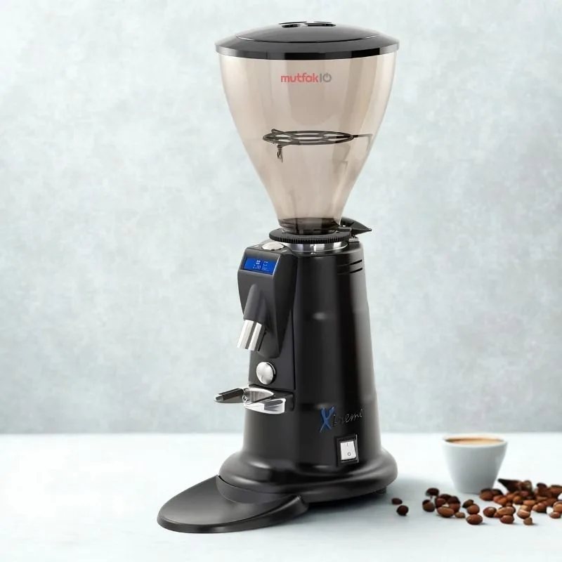 Macap MXD Xtreme-C18 Dijital Ekran Kahve Değirmeni On Demand Koyu Siyah