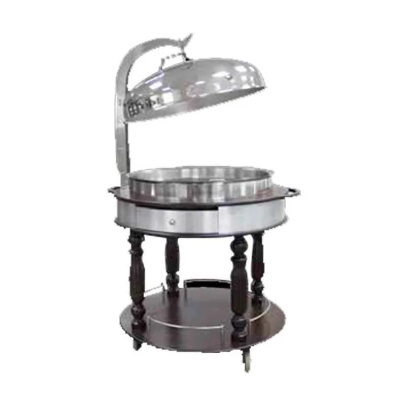 Öztiryakiler Chafing Dish Servis Arabası Ø90