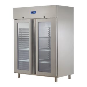 Öztiryakiler GN 1200 NMV Dik Tip Monoblok Buzdolabı Çift Cam Kapılı