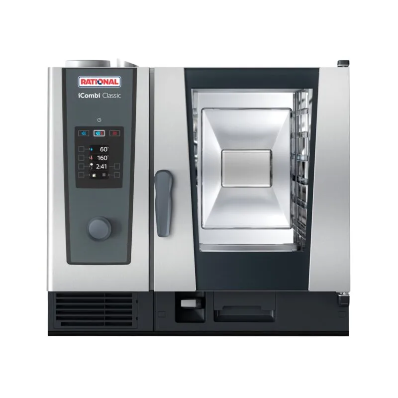 Rational iCombi Classic Buhar Konveksiyonlu Fırın, 6x1/1 GN Kapasiteli, Elektrikli
