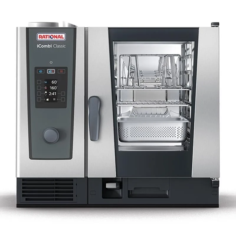 Rational iCombi Classic Buhar Konveksiyonlu Fırın, 6x1/1 GN Kapasiteli, Elektrikli