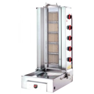 Silverinox Alttan Motorlu Doğalgazlı CE Döner Ocağı 5 Radyanlı