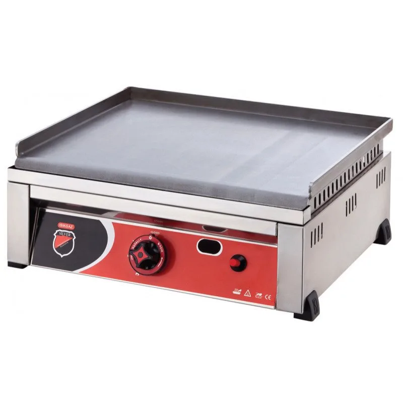 Silverinox Doğalgazlı CE Pleyt Izgara 50 CM