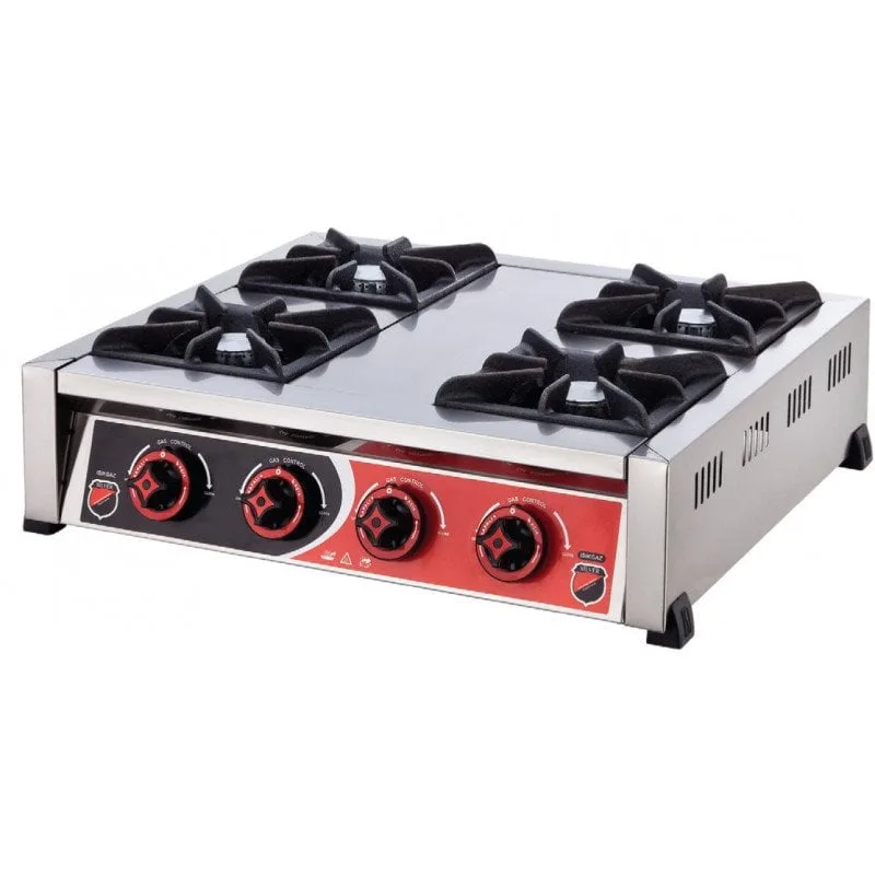 Silverinox Doğalgazlı CE Setüstü Mini Ocak 4 Back