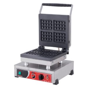 Silverinox Kare Model Waffle Makinesi Dörtlü